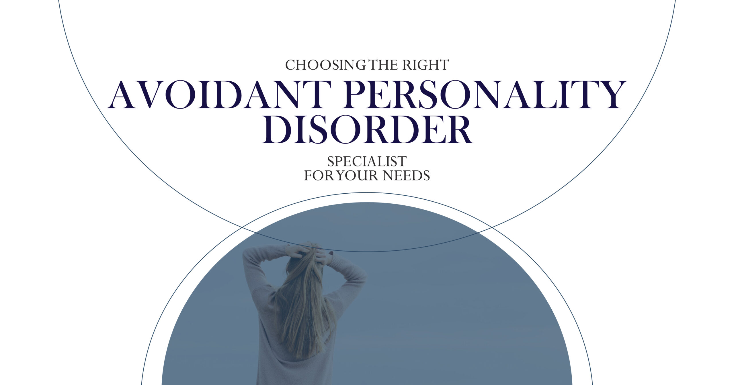 Avoidant Personality Disorder specialist: Image of a person with hands on head. Find the right therapist for your needs.